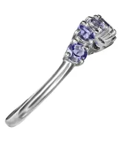 Женские Кольца_Серебро .925_ИОЛИТ__4-Лазурит-Онлайн