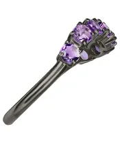 Женские Кольца_Серебро .925_АМЕТИСТ__4-Лазурит-Онлайн