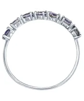 Женские Кольца_Серебро .925_ИОЛИТ__3-Лазурит-Онлайн