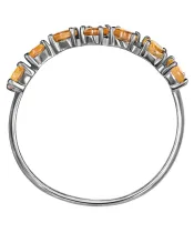 Женские Кольца_Серебро .925_ЦИТРИН__3-Лазурит-Онлайн