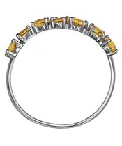 Женские Кольца_Серебро .925_ЦИТРИН__3-Лазурит-Онлайн