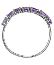 Женские Кольца_Серебро .925_АМЕТИСТ__3-Лазурит-Онлайн