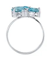 Женские Кольца_Серебро .925_ТОПАЗ_Нанокристалл_3-Лазурит-Онлайн