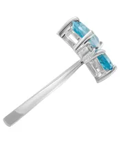 Женские Кольца_Серебро .925_ТОПАЗ_Нанокристалл_4-Лазурит-Онлайн