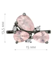 Женские Кольца_Серебро .925_КВАРЦ_Нанокристалл_2-Лазурит-Онлайн