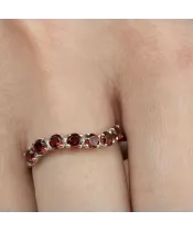 Женские Кольца_Серебро .925_ГРАНАТ__6-Лазурит-Онлайн