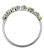 Женские Кольца_Серебро .925_ХРИЗОЛИТ__4-Лазурит-Онлайн