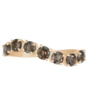 Женские Кольца_Серебро .925_РАУХТОПАЗ__3-Лазурит-Онлайн