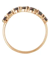 Женские Кольца_Серебро .925_РАУХТОПАЗ__4-Лазурит-Онлайн