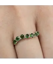 Женские Кольца_Серебро .925_ХРОМДИОПСИД__6-Лазурит-Онлайн