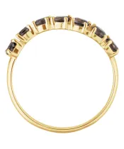 Женские Кольца_Серебро .925_РАУХТОПАЗ__4-Лазурит-Онлайн