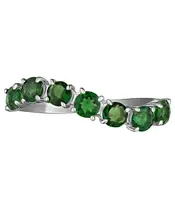 Женские Кольца_Серебро .925_ХРОМДИОПСИД__3-Лазурит-Онлайн