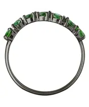 Женские Кольца_Серебро .925_ХРОМДИОПСИД__4-Лазурит-Онлайн