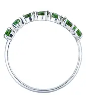 Женские Кольца_Серебро .925_ХРОМДИОПСИД__4-Лазурит-Онлайн