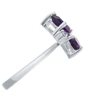 Женские Кольца_Серебро .925_АМЕТИСТ_Нанокристалл_4-Лазурит-Онлайн