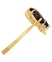 Женские Кольца_Серебро .925_РАУХТОПАЗ_Нанокристалл_4-Лазурит-Онлайн