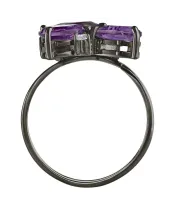 Женские Кольца_Серебро .925_АМЕТИСТ_Нанокристалл_3-Лазурит-Онлайн