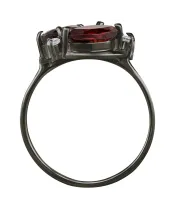 Женские Кольца_Серебро .925_ГРАНАТ_Нанокристалл_3-Лазурит-Онлайн