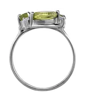 Женские Кольца_Серебро .925_ХРИЗОЛИТ_Нанокристалл_3-Лазурит-Онлайн