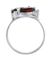 Женские Кольца_Серебро .925_ГРАНАТ_Нанокристалл_3-Лазурит-Онлайн