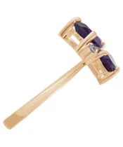 Женские Кольца_Серебро .925_АМЕТИСТ_Нанокристалл_4-Лазурит-Онлайн