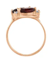 Женские Кольца_Серебро .925_ГРАНАТ_Нанокристалл_3-Лазурит-Онлайн