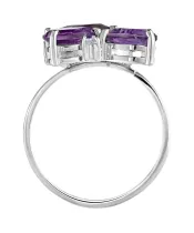 Женские Кольца_Серебро .925_АМЕТИСТ_Нанокристалл_3-Лазурит-Онлайн