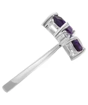 Женские Кольца_Серебро .925_АМЕТИСТ_Нанокристалл_4-Лазурит-Онлайн