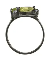 Женские Кольца_Серебро .925_ХРИЗОЛИТ_Нанокристалл_3-Лазурит-Онлайн