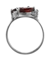 Женские Кольца_Серебро .925_ГРАНАТ_Нанокристалл_3-Лазурит-Онлайн