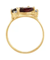 Женские Кольца_Серебро .925_ГРАНАТ_Нанокристалл_3-Лазурит-Онлайн