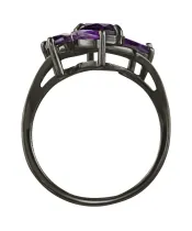 Женские Кольца_Серебро .925_АМЕТИСТ__4-Лазурит-Онлайн