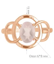 Женские Кольца_Серебро .925_КВАРЦ__2-Лазурит-Онлайн