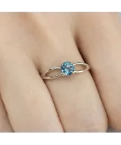 Женские Кольца_Серебро .925_ТОПАЗ__6-Лазурит-Онлайн