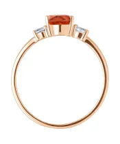 Женские Кольца_Серебро .925_ЦИТРИН_Нанокристалл_4-Лазурит-Онлайн