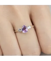 Женские Кольца_Серебро .925_АМЕТИСТ_Нанокристалл_6-Лазурит-Онлайн