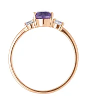 Женские Кольца_Серебро .925_АМЕТИСТ_Нанокристалл_4-Лазурит-Онлайн