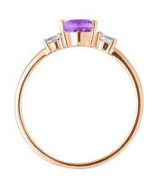 Женские Кольца_Серебро .925_АМЕТИСТ_Нанокристалл_4-Лазурит-Онлайн