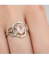 Женские Кольца_Серебро .925_КВАРЦ__6-Лазурит-Онлайн