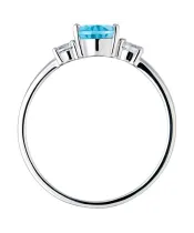 Женские Кольца_Серебро .925_ТОПАЗ_Нанокристалл_4-Лазурит-Онлайн