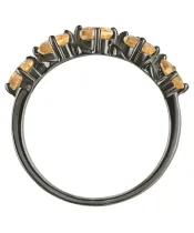 Женские Кольца_Серебро .925_ЦИТРИН__4-Лазурит-Онлайн