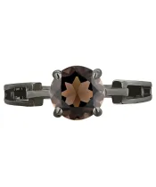 Женские Кольца_Серебро .925_РАУХТОПАЗ__3-Лазурит-Онлайн