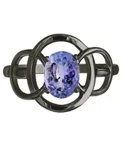 Женские Кольца_Серебро .925_ТАНЗАНИТ__3-Лазурит-Онлайн