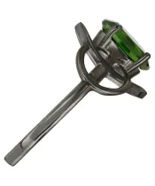 Женские Кольца_Серебро .925_ХРОМДИОПСИД__5-Лазурит-Онлайн