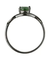 Женские Кольца_Серебро .925_ХРОМДИОПСИД__4-Лазурит-Онлайн