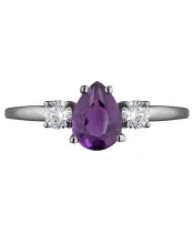 Женские Кольца_Серебро .925_АМЕТИСТ_Нанокристалл_3-Лазурит-Онлайн