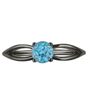 Женские Кольца_Серебро .925_ТОПАЗ__3-Лазурит-Онлайн