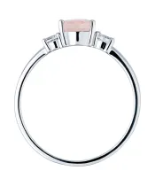 Женские Кольца_Серебро .925_КВАРЦ_Нанокристалл_4-Лазурит-Онлайн