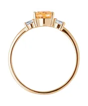 Женские Кольца_Серебро .925_ЦИТРИН_Нанокристалл_4-Лазурит-Онлайн