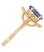 Женские Кольца_Серебро .925_ТАНЗАНИТ__5-Лазурит-Онлайн